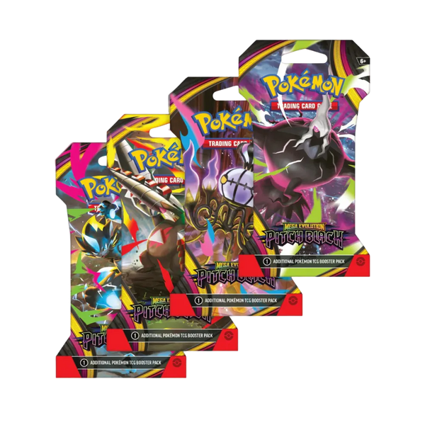 Pokémon TCG Mega Evolution Pitch Black Sleeved Booster Pack